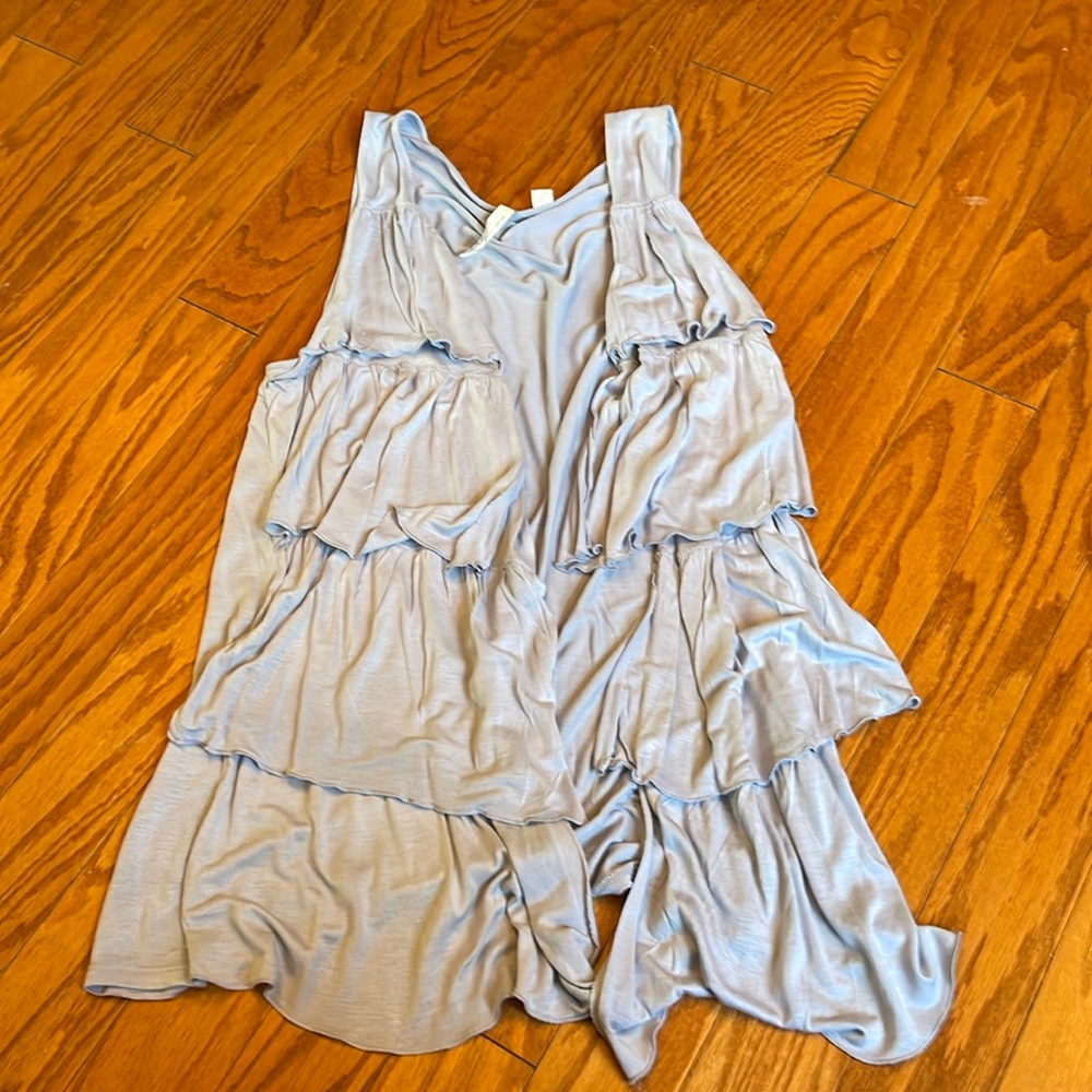 New York & Co. Streetwear Ruffle Tiered Vest